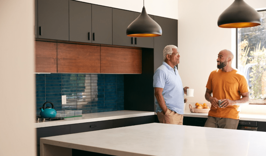 dad and son conversation